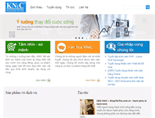 Tablet Screenshot of knic.vn